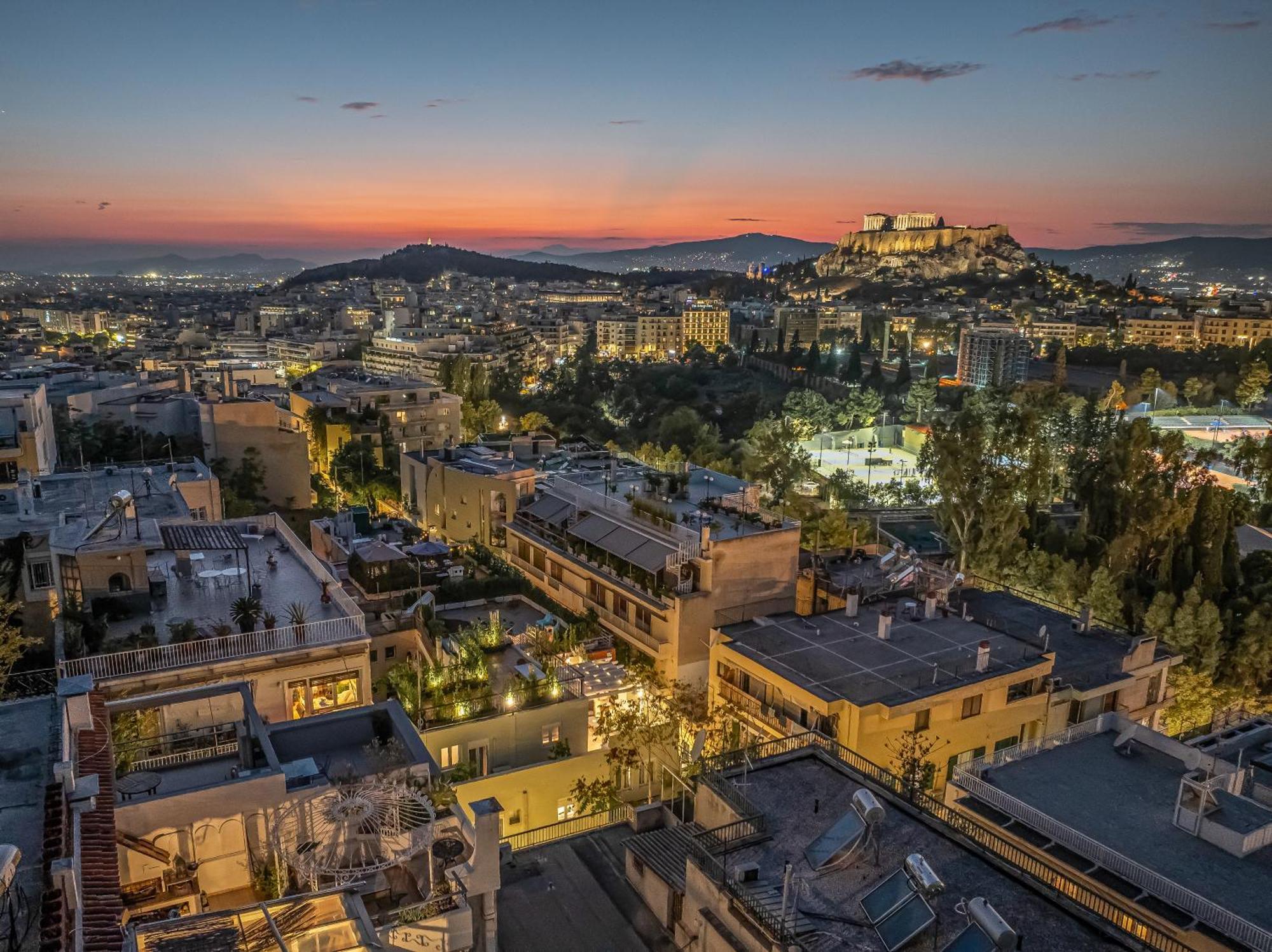 Mets Souites Appartement Athene Buitenkant foto